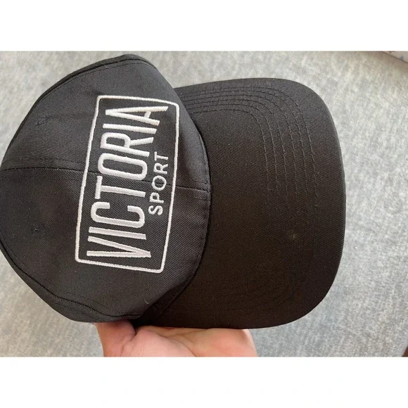 Victoria's Secret Victoria Sport Women's Hat Cap Black Logo‎ Embroidered OSFM - Picture 7 of 13